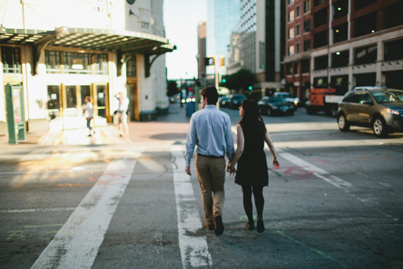 downtown fort worth engagement session _01